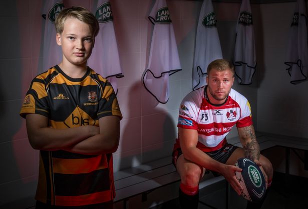 Tewkesbury Tigers youngster walks out on to Twickenham pitch with Ross Moriarty