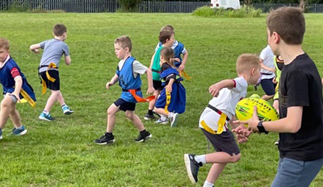 New mini tag rugby sessions kick off