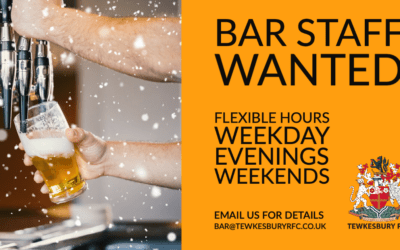 We’re hiring bar staff